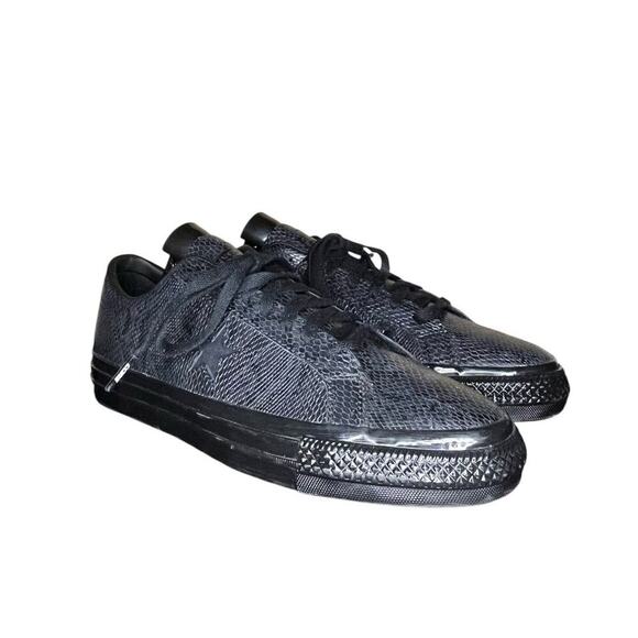 ***SOLD*** Converse Jamie Platt x One Star Pro Ox Low Black Snakeskin M10 - Picture 3 of 7